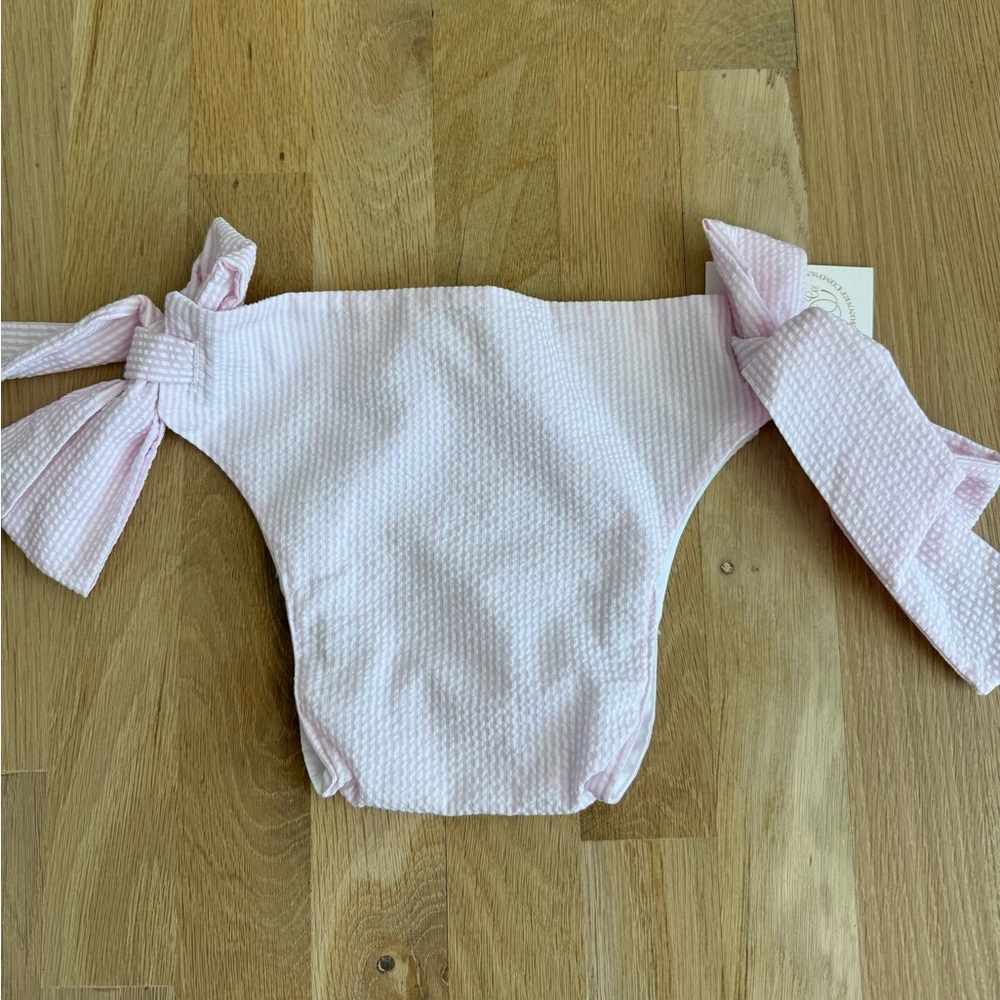 NWT The Beaufort Bonnet Company 12-18 months pink striped bloomers